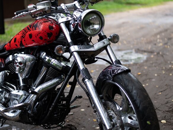 2010 Yamaha XV 1900, красный