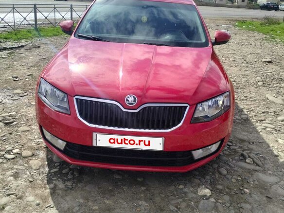 2013 Skoda Octavia III (A7), красный