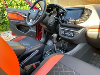 2019 Lada (ВАЗ) Vesta SW Cross I, красный, 1130000 рублей, вид 4