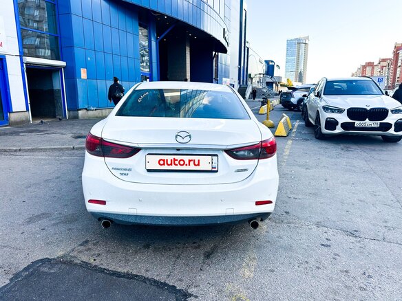 2016 Mazda 6 III (GJ) Рестайлинг, белый, 1380000 рублей - вид 6