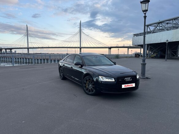 2015 Audi A8 Long III (D4) Рестайлинг, чёрный, 2500000 рублей - вид 9
