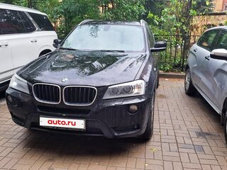 2012 BMW X3 20i xDrive II (F25), чёрный, 1199000 рублей, вид 4