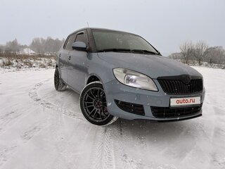 2010 Skoda Fabia II Рестайлинг, голубой, 710000 рублей, вид 2