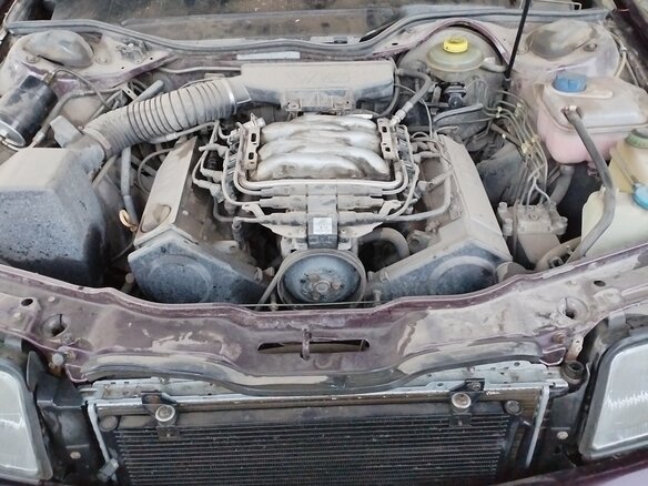 1993 Audi 100 IV (C4), пурпурный, 308000 рублей - вид 7