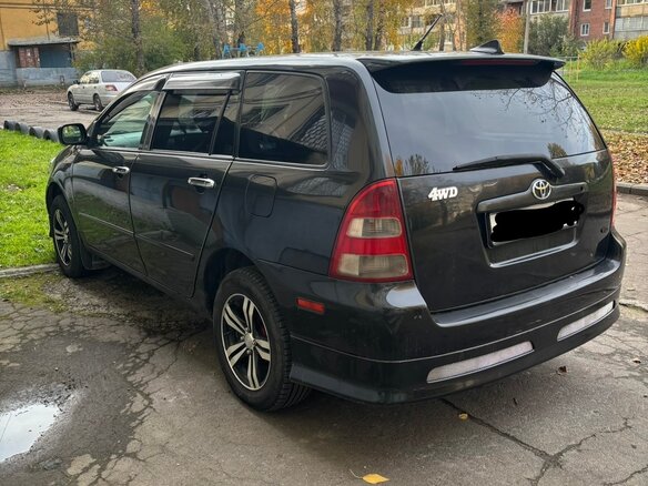 2001 Toyota Corolla Fielder IX (E120, E130), чёрный, 680000 рублей - вид 5