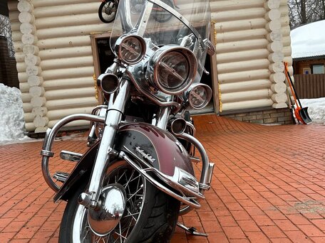 2015 Harley-Davidson Heritage, пурпурный, 1250000 рублей, вид 1