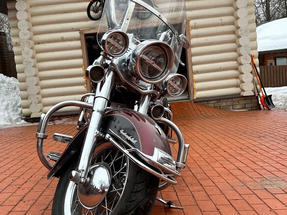 2015 Harley-Davidson Heritage, пурпурный, 1250000 рублей