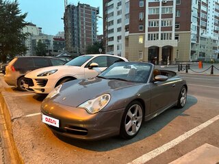 2004 Porsche 911 Carrera V (996) Рестайлинг, серый, 3500000 рублей, вид 2