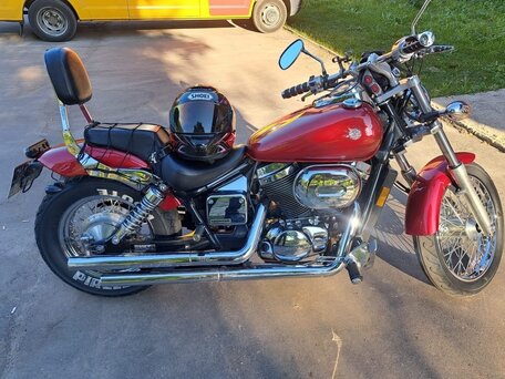 2007 Honda Shadow 750, красный, 470000 рублей, вид 1
