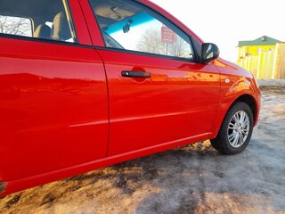 2010 Chevrolet Aveo I Рестайлинг, красный, 430000 рублей, вид 4