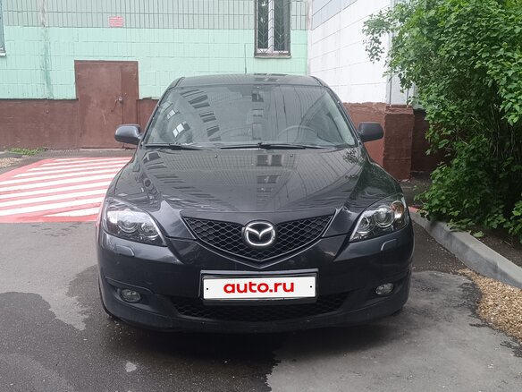 2008 Mazda 3 I (BK) Рестайлинг, чёрный, 650000 рублей - вид 1