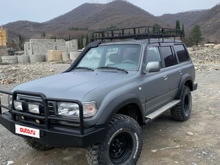 1996 Toyota Land Cruiser 80 Series Рестайлинг, серый, 1800000 рублей, вид 1