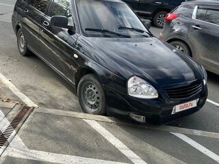 2009 Lada (ВАЗ) Priora I, чёрный, 370000 рублей, вид 2