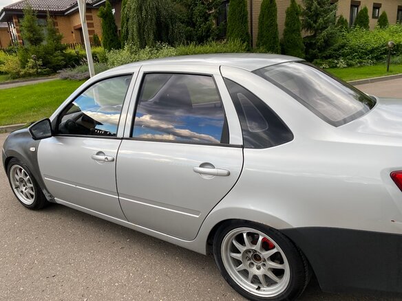 2012 Lada (ВАЗ) Granta I, серебристый, 360000 рублей - вид 12