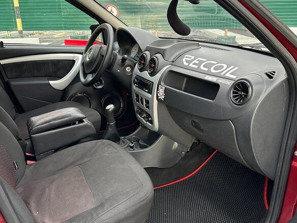 2012 Renault Logan I Рестайлинг, красный, 535000 рублей - вид 5