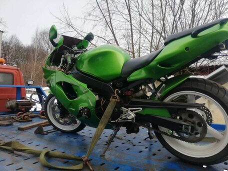 2000 Kawasaki ZX-10R Ninja, зелёный, 300003 рублей, вид 5