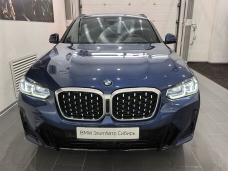 2023 BMW X4 20i II (G02) Рестайлинг, синий, 6100000 рублей, вид 2
