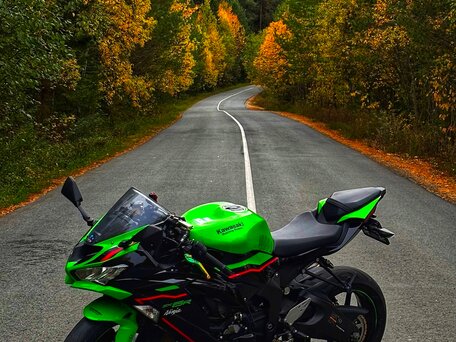 2021 Kawasaki ZX-6 Ninja, зелёный, 1200000 рублей, вид 2