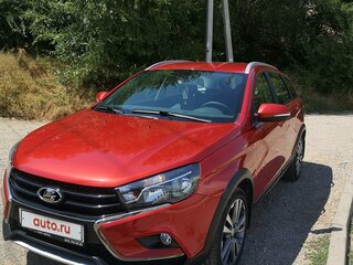 2019 Lada (ВАЗ) Vesta SW Cross I, красный, 1180000 рублей, вид 1