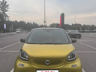 2018 Smart Fortwo III, жёлтый, 1590000 рублей, вид 1