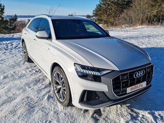 2021 Audi Q8 45 TDI I (4M), белый, 7790000 рублей, вид 4