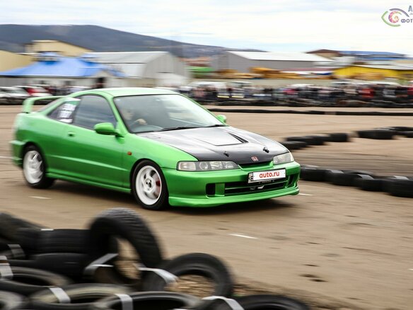 1993 Honda Integra III, зелёный - вид 1