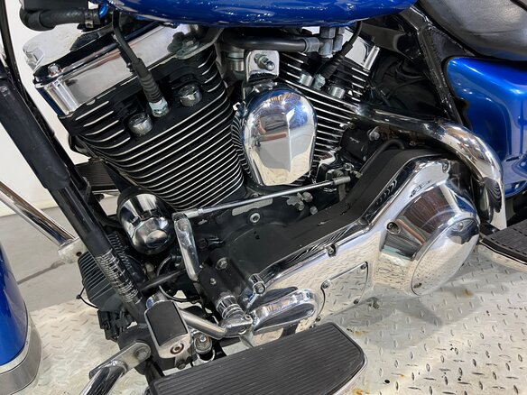 1996 Harley-Davidson Road King, синий, 510000 рублей - вид 24