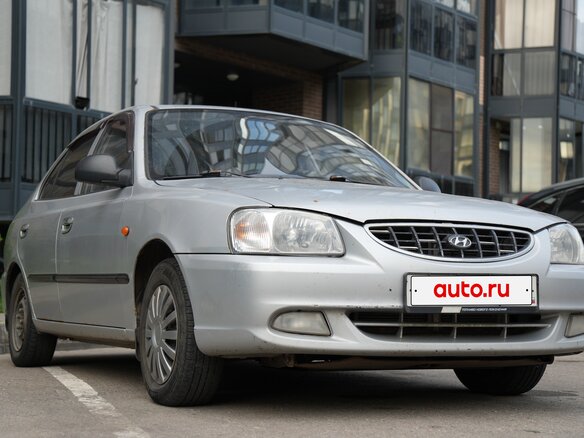 2005 Hyundai Accent ТагАЗ II, серебристый, 250000 рублей - вид 3