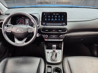 2022 Hyundai Kona I Рестайлинг, синий, 1840007 рублей, вид 4