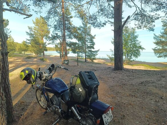 2004 Honda VT 1100, синий, 415000 рублей - вид 10