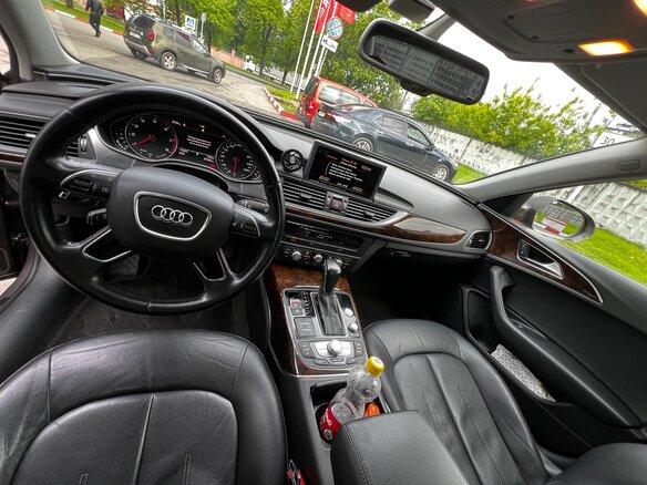 2015 Audi A6 IV (C7) Рестайлинг, серый, 1750000 рублей - вид 7