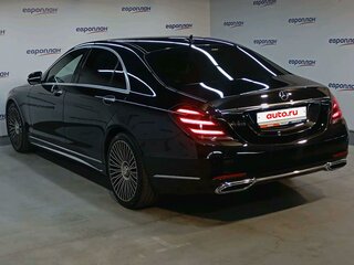 2018 Mercedes-Benz S-Класс 350 d Long VI (W222, C217) Рестайлинг, чёрный, 4013133 рублей, вид 4