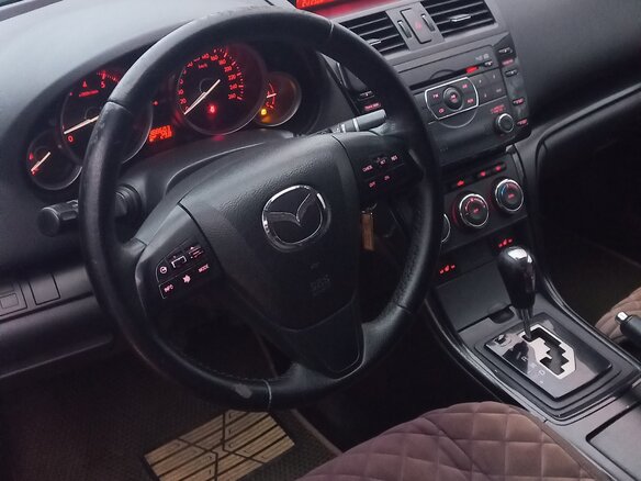2010 Mazda 6 II (GH) Рестайлинг, чёрный, 900000 рублей - вид 9