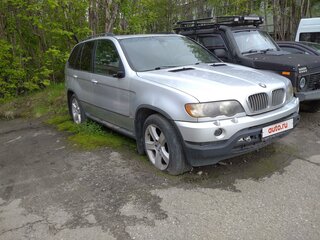 2001 BMW X5 4.4i I (E53), серебристый, 400000 рублей, вид 3