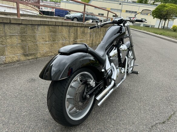 2010 Honda VT 1300CX Fury, чёрный, 800000 рублей - вид 8
