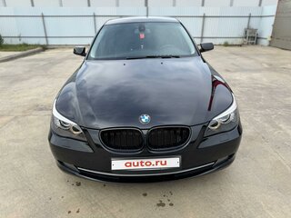 2008 BMW 5 серии 525i V (E60/E61) Рестайлинг, чёрный, 1430000 рублей, вид 2