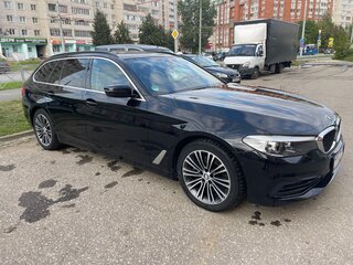 2018 BMW 5 серии 520d xDrive VII (G30/G31/G38), чёрный, 2950000 рублей, вид 2