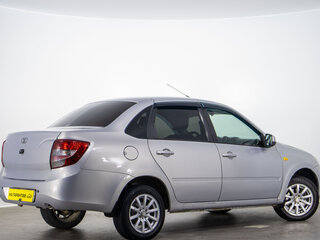 2013 Lada (ВАЗ) Granta I, серебристый, 429000 рублей, вид 4
