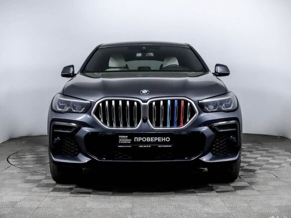 2021 BMW X6 30d III (G06), серый, 8350000 рублей - вид 8