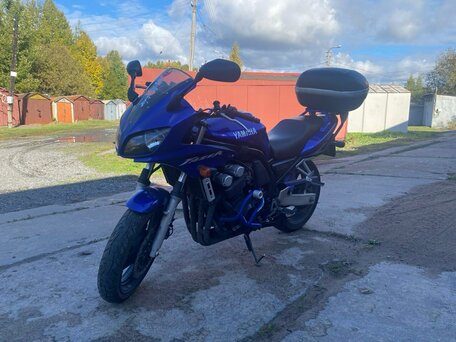 2002 Yamaha FZS600 Fazer, синий, 400000 рублей, вид 3