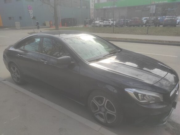2018 Mercedes-Benz CLA 200 I (C117, X117) Рестайлинг, синий, 1500000 рублей - вид 3