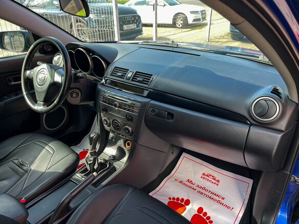 2006 Mazda 3 I (BK) Рестайлинг, синий, 459000 рублей - вид 12