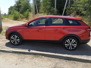 2019 Lada (ВАЗ) Vesta SW Cross I, красный, 1180000 рублей, вид 4