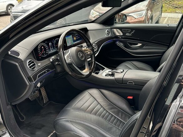 2018 Mercedes-Benz S-Класс 400 d Long VI (W222, C217) Рестайлинг, чёрный, 6850000 рублей - вид 4