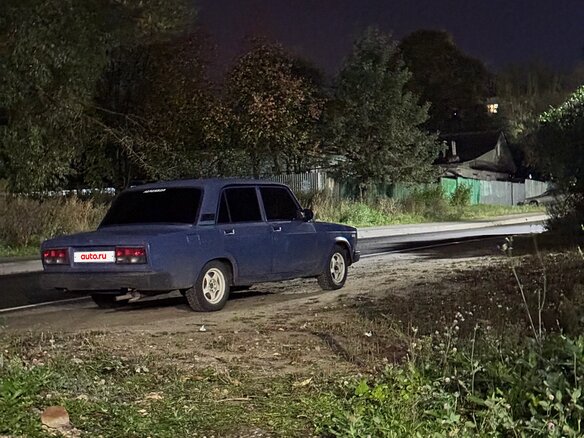 2007 Lada (ВАЗ) 2107, синий, 90000 рублей - вид 4