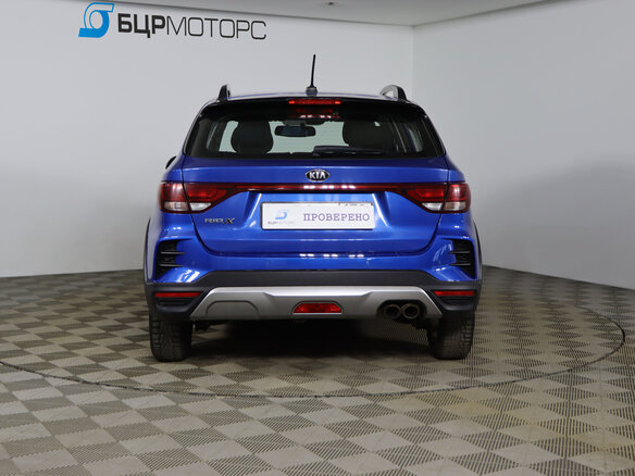 2021 Kia Rio X IV Рестайлинг, синий, 1499990 рублей - вид 5
