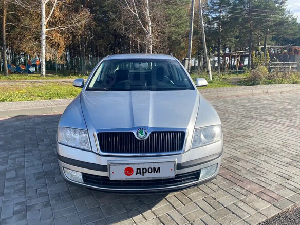 2008 Skoda Octavia II (A5), серебристый, 960000 рублей