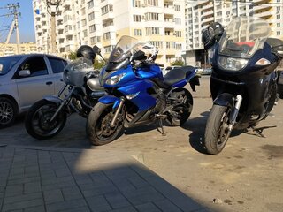 2009 Kawasaki Ninja 650, синий, 500000 рублей, вид 1