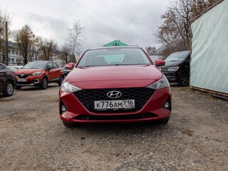 2020 Hyundai Solaris II Рестайлинг, красный, 1237000 рублей, вид 2