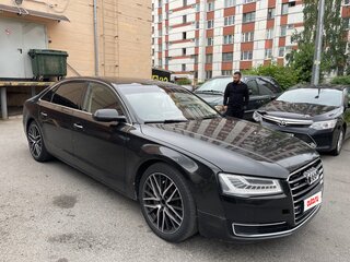 2013 Audi A8 Long III (D4) Рестайлинг, чёрный, 2200000 рублей, вид 4